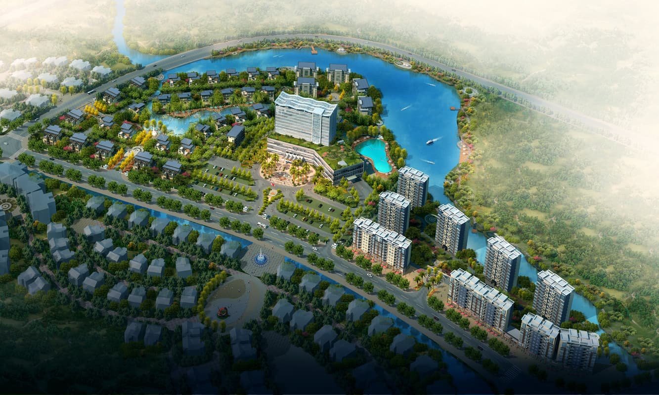 The Riyuehu Residential / Grand Hotel - Image 2